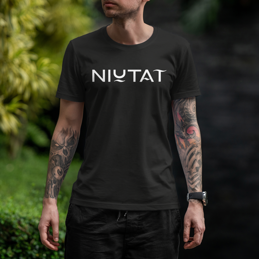 NiuTat Crew T‑shirt - B & W